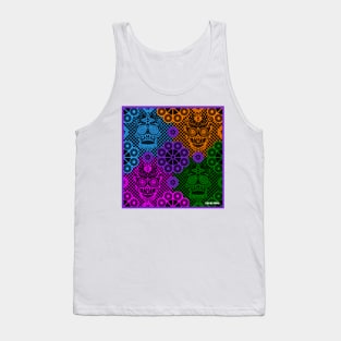 catrina picnic pattern ecopop tpween2022 art of the death Tank Top